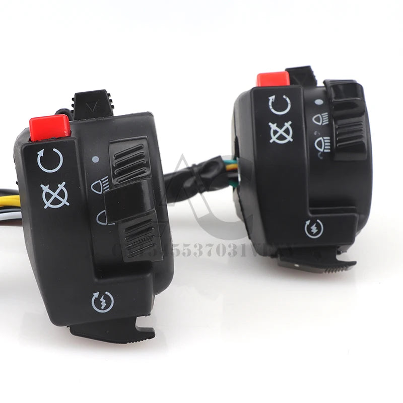 5-Function Motorcycle Start Switch for ATVs & Pit Bikes