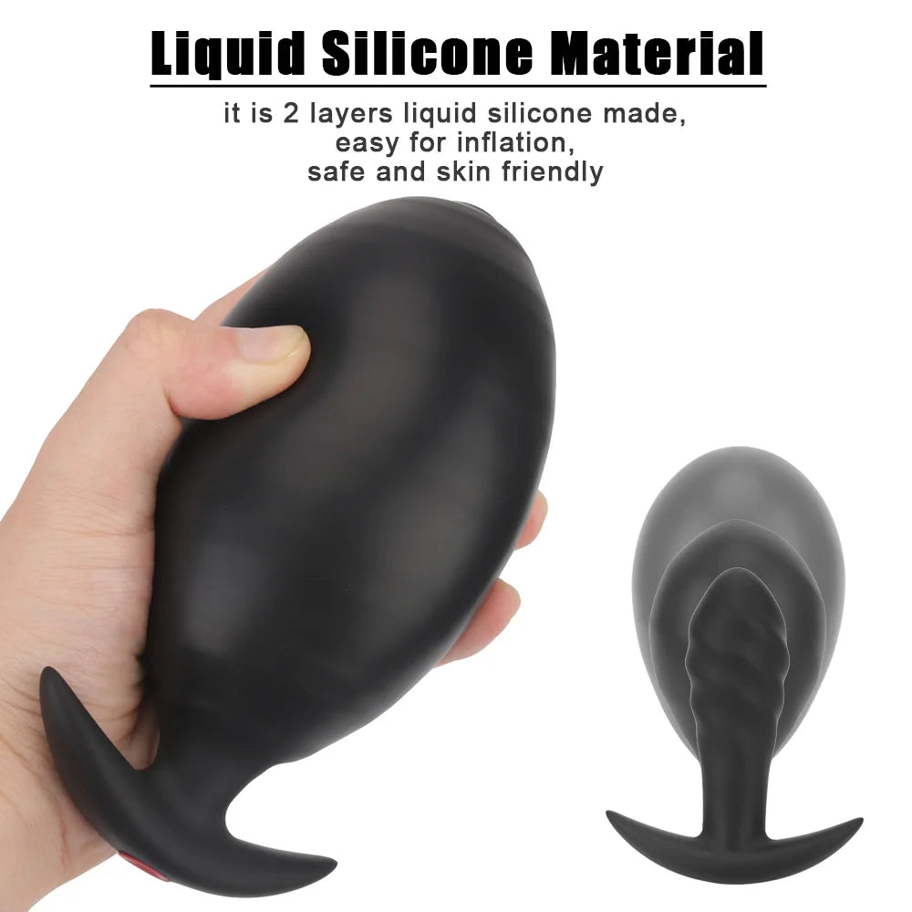 Inflatable Anal Plug & Vaginal Expander for Couples
