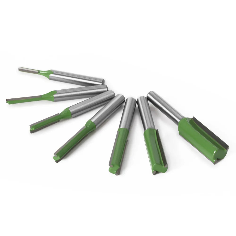 Cut clean with this 7-piece router bit set!