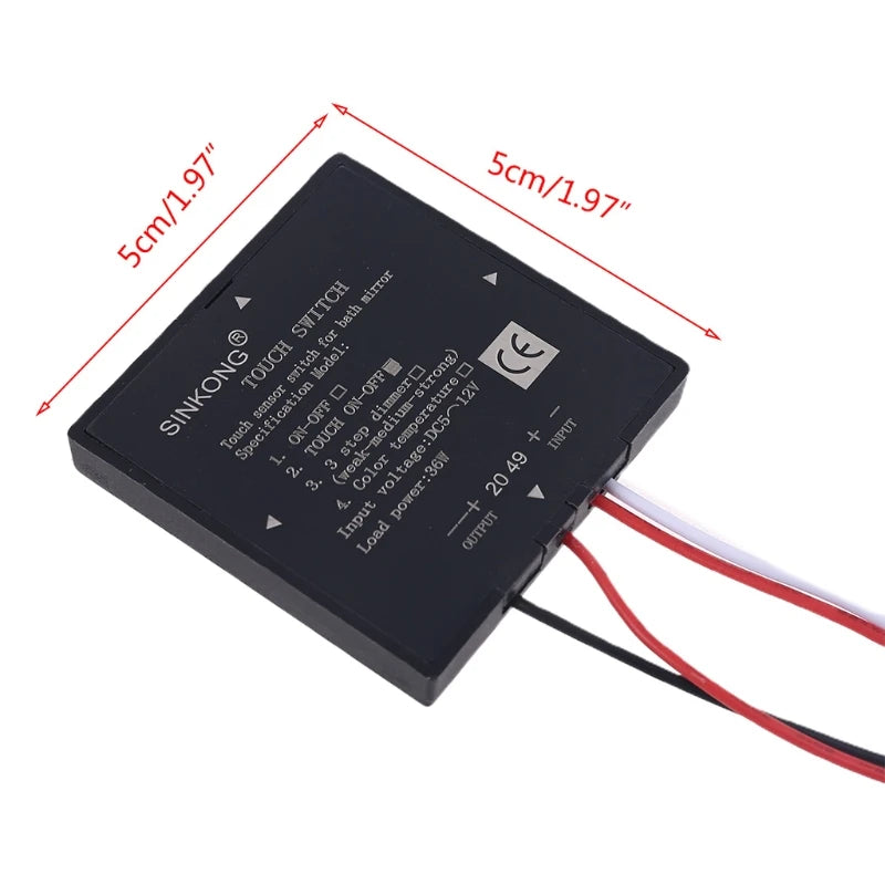 Smart Touch Sensor Switch for LED Mirror Light