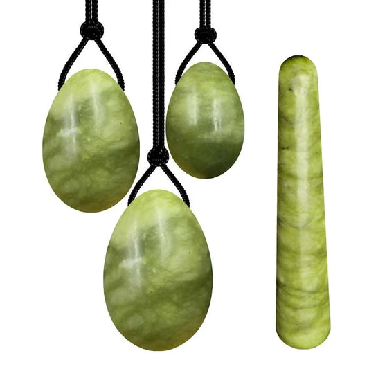 Natural Jade Yoni Egg Kegel Exerciser Set
