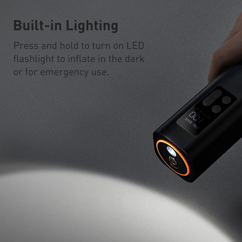 Baseus Mini Air Compressor – Smart Power in Your Glovebox!