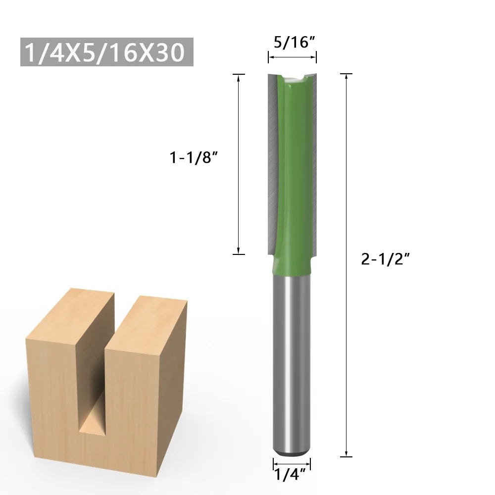 Cut clean with this 7-piece router bit set!