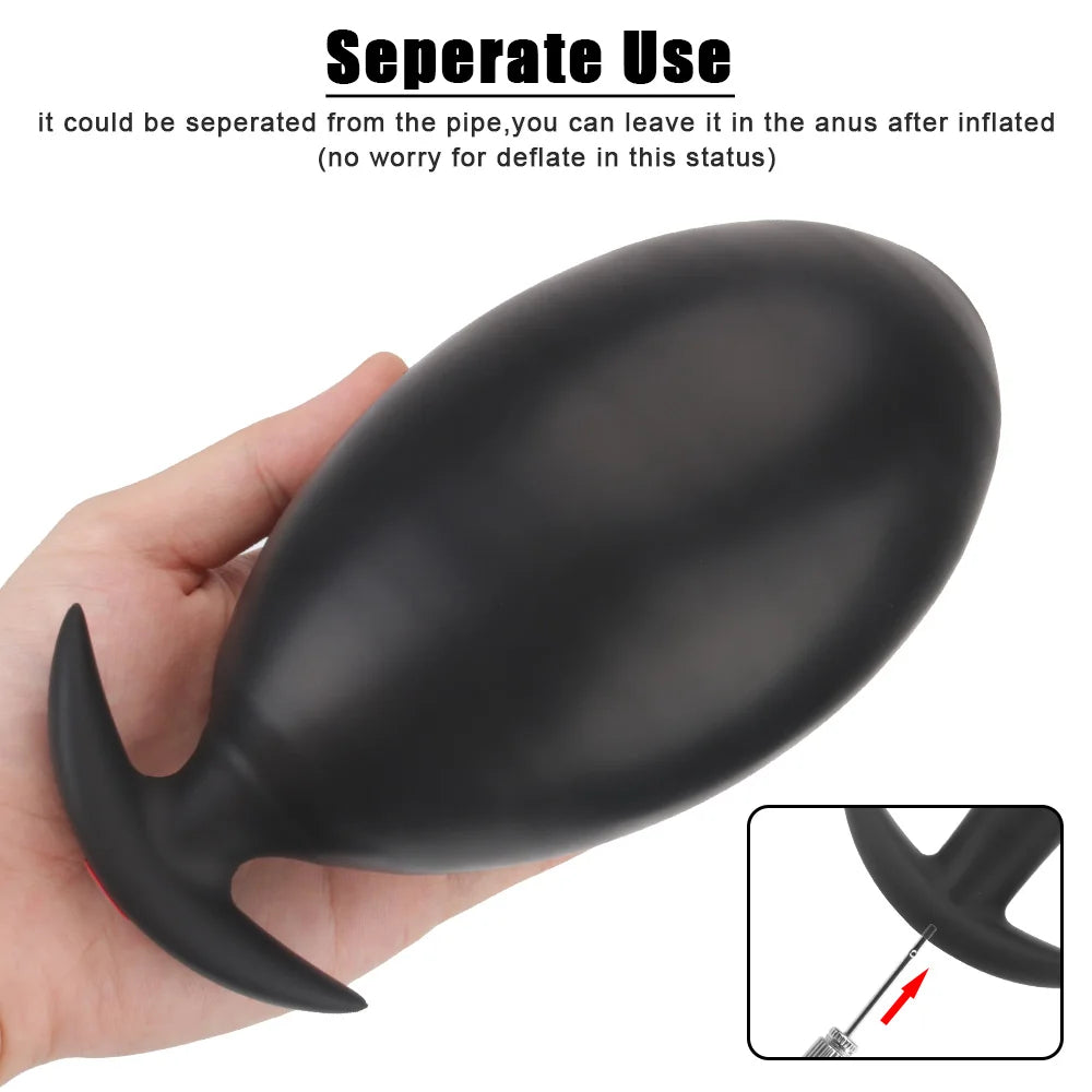 Inflatable Anal Plug & Vaginal Expander for Couples