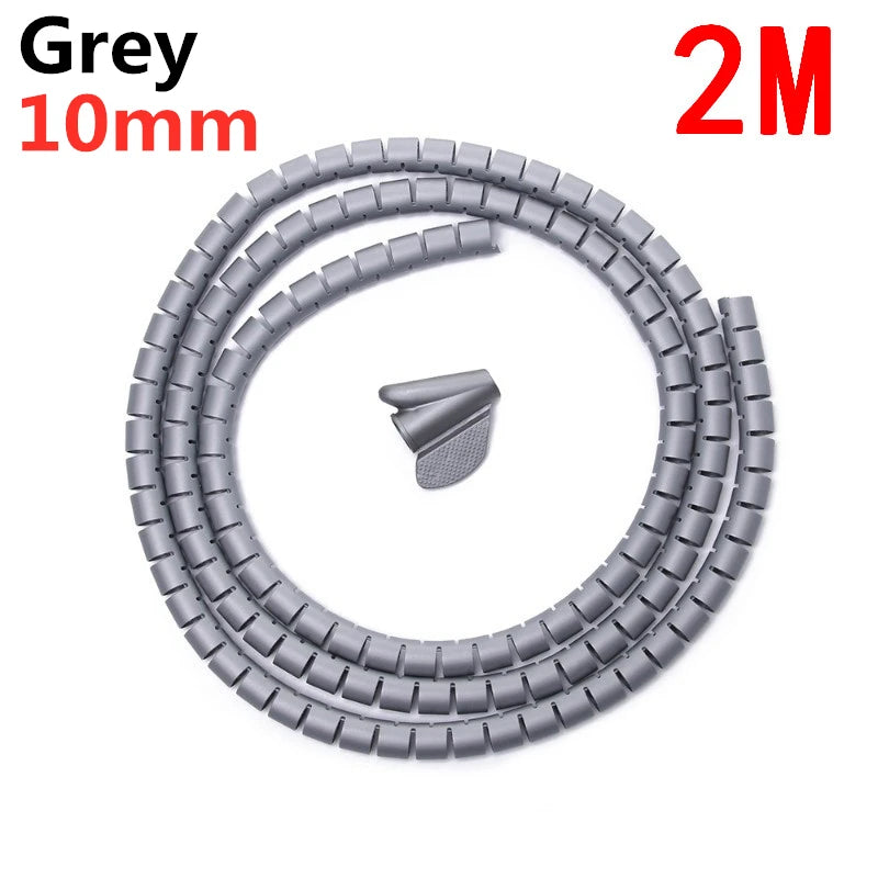 2M Spiral Cable Organizer Wire Protector