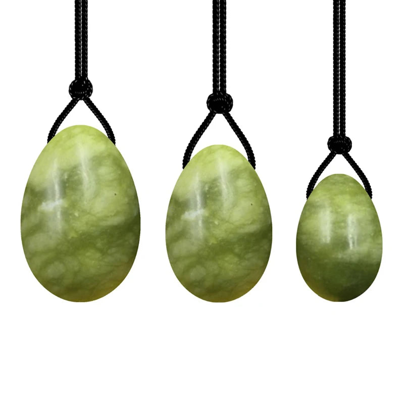 Natural Jade Yoni Egg Kegel Exerciser Set