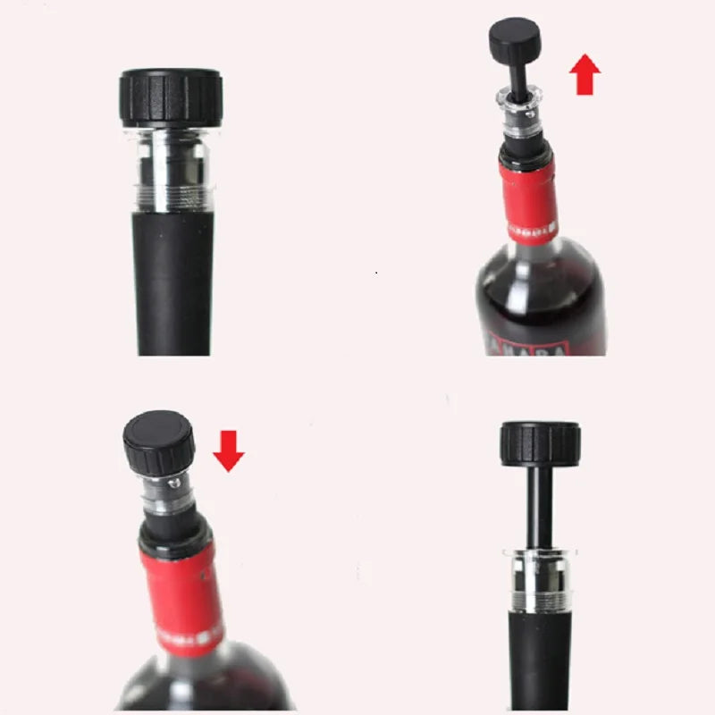 Vacuum Wine Saver Pump with Bottle Stoppers