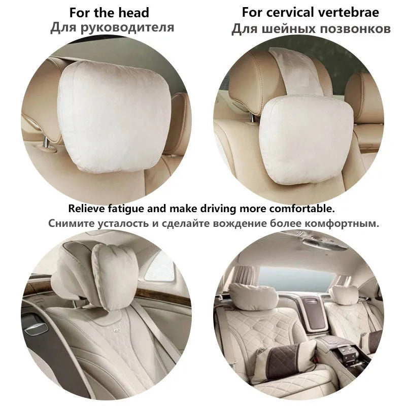 Luxury Car Neck Pillow – Adjustable Headrest for Maybach S-Class