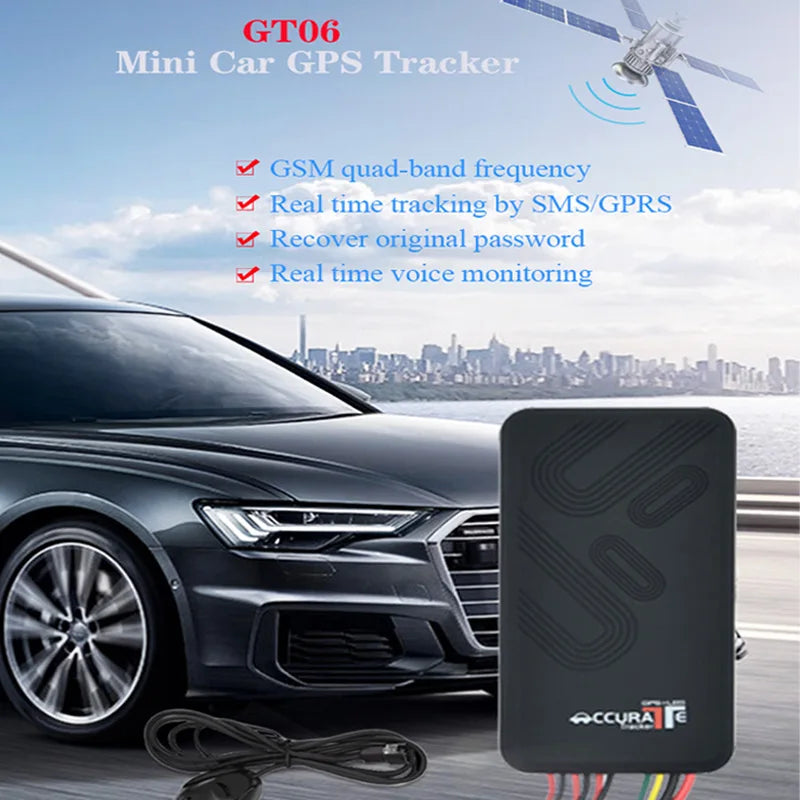 Monitor your vehicle anytime with the 4G GT06 GPS Tracker!