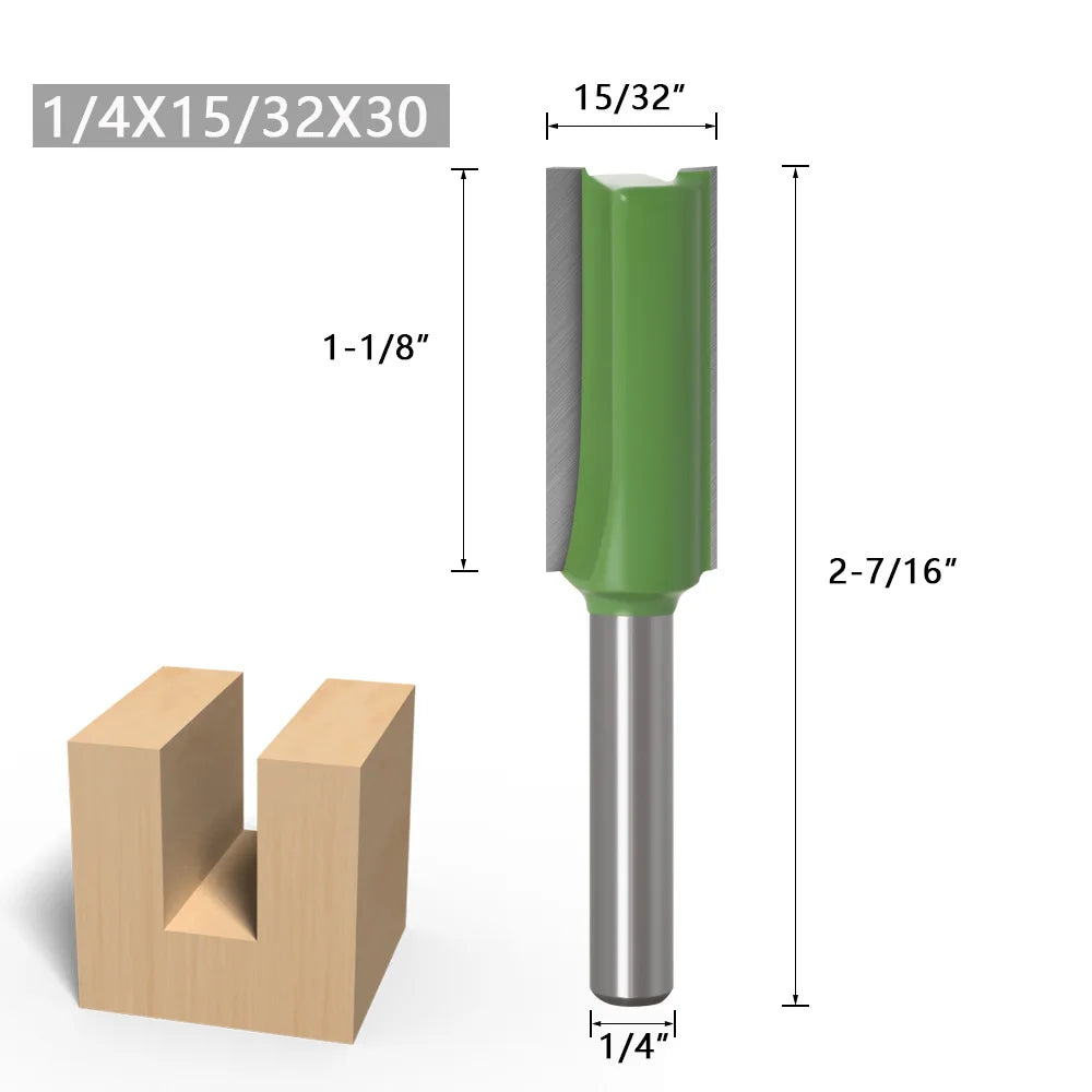 Cut clean with this 7-piece router bit set!