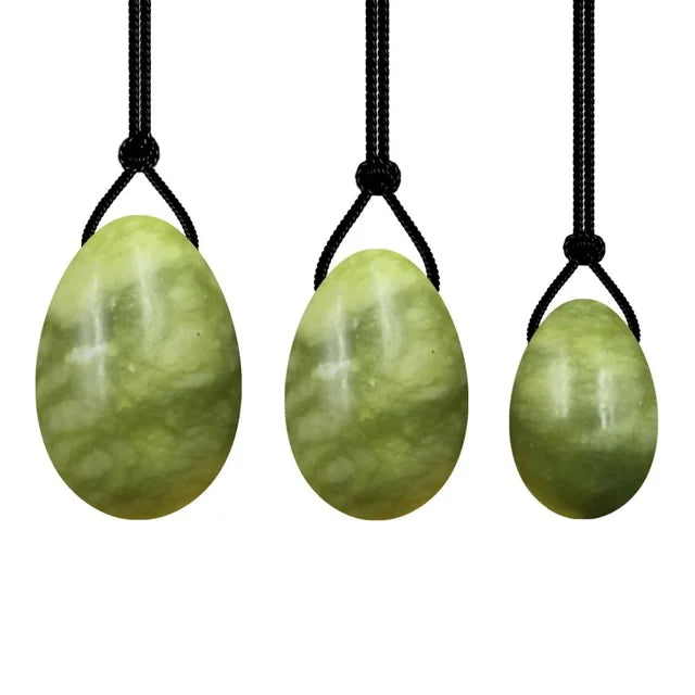 Natural Jade Yoni Egg Kegel Exerciser Set