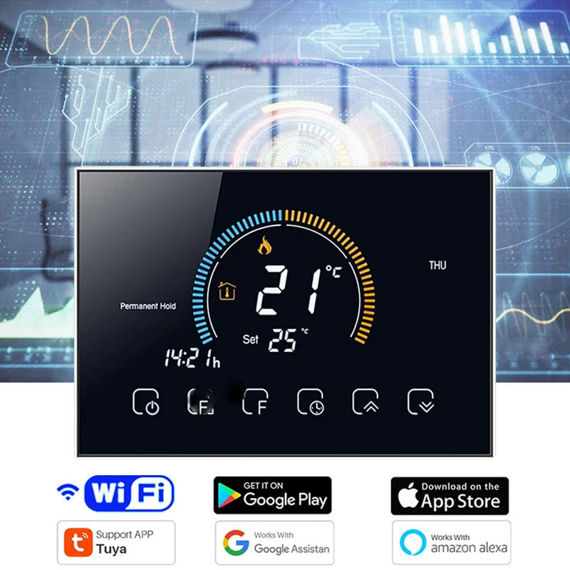 WiFi Smart Colorful Screen Room Thermostat