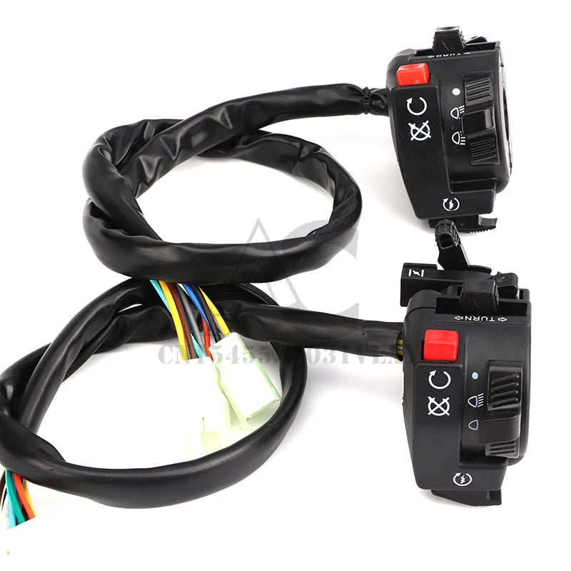 5-Function Motorcycle Start Switch for ATVs & Pit Bikes