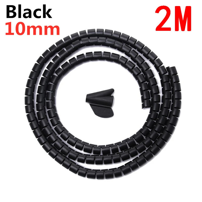 2M Spiral Cable Organizer Wire Protector