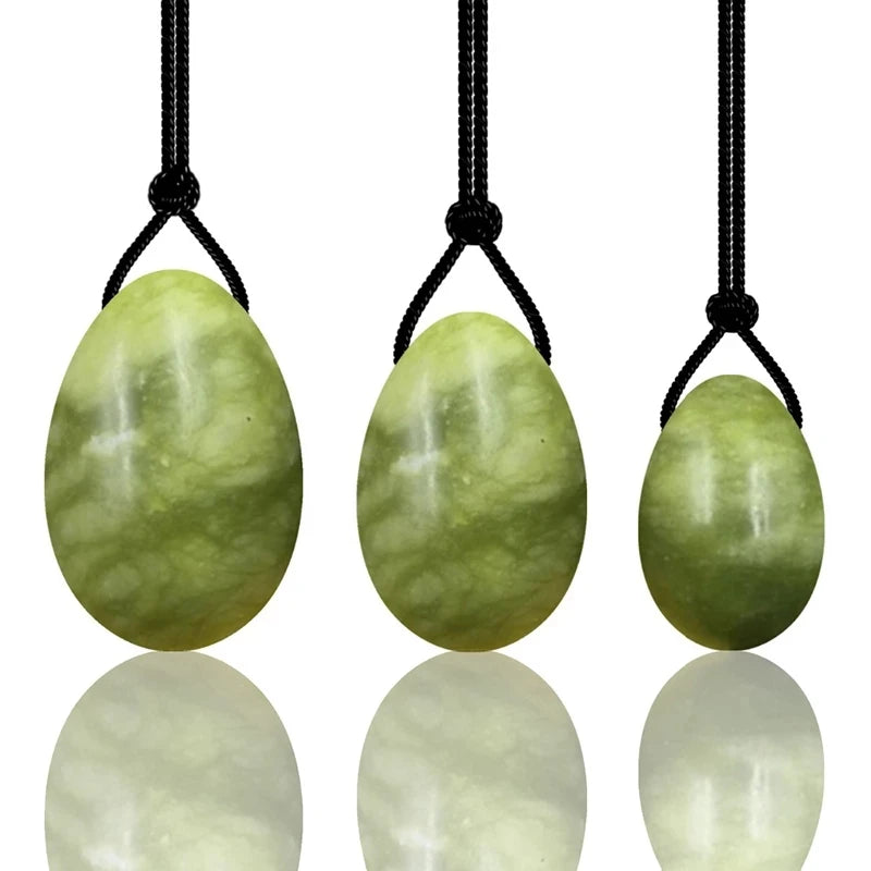Natural Jade Yoni Egg Kegel Exerciser Set