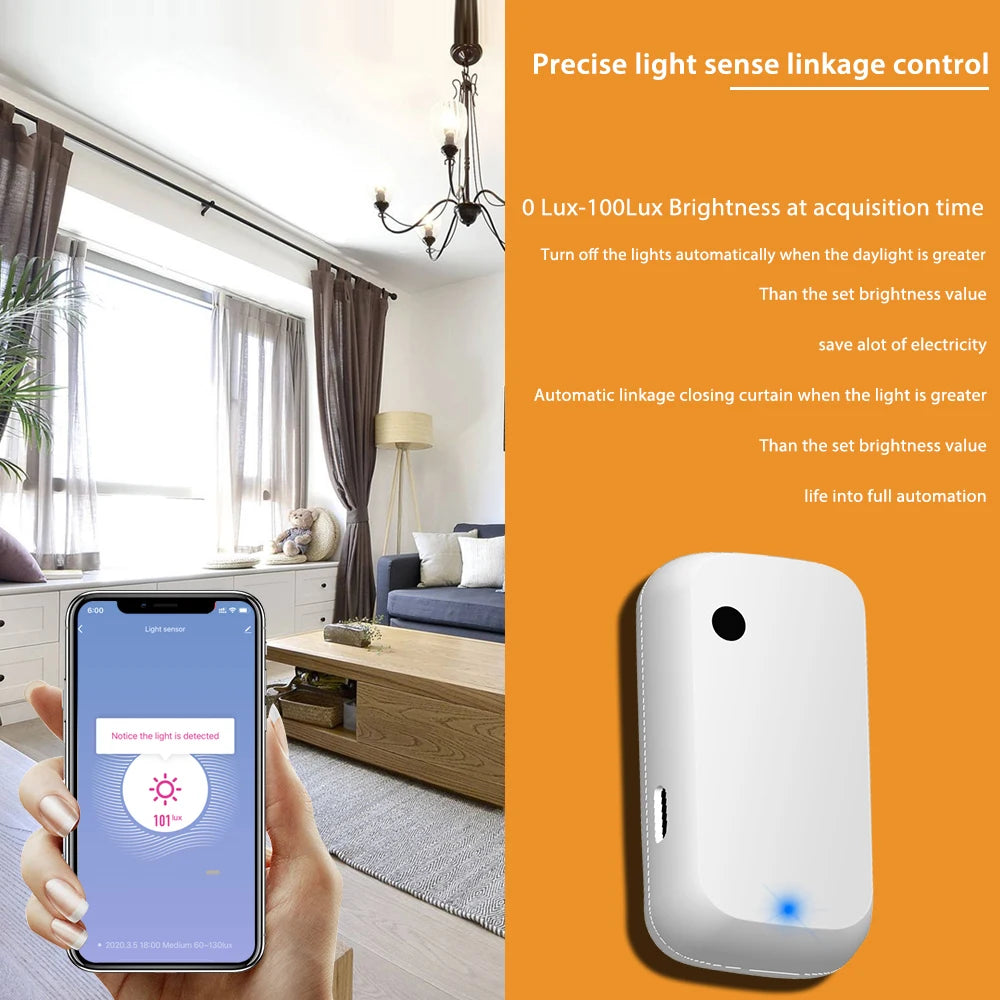 Tuya Smart Light Sensor with App Control