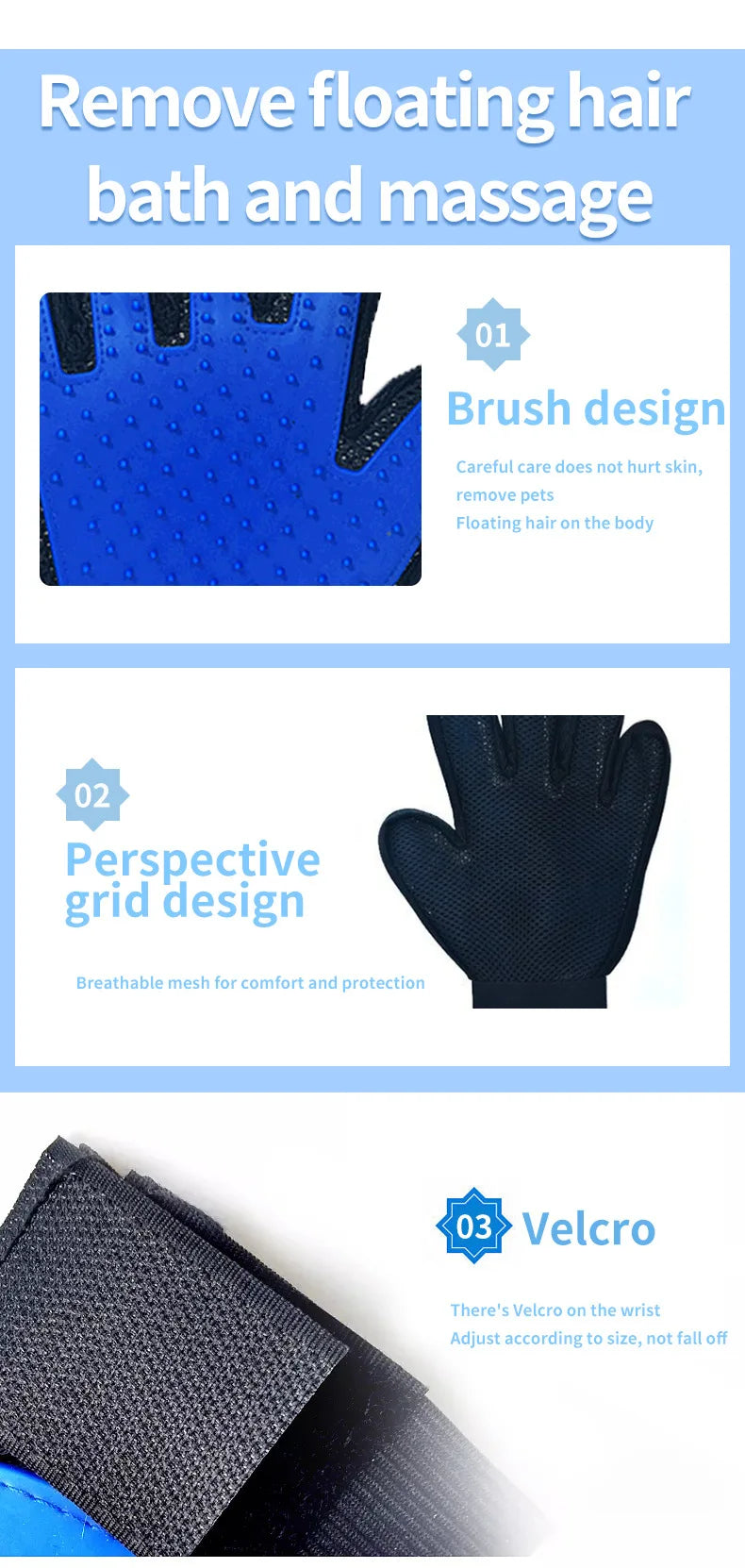 PetGroom Magic Glove – Groom, Massage & De-Shed in One!