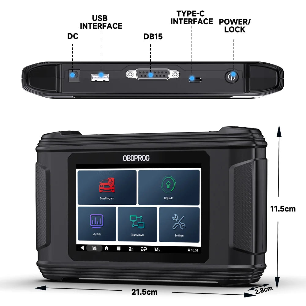 OBDPROG M500 Cluster Calibration Tool – Professional OBD2 Diagnostic & Adjustment Scanner