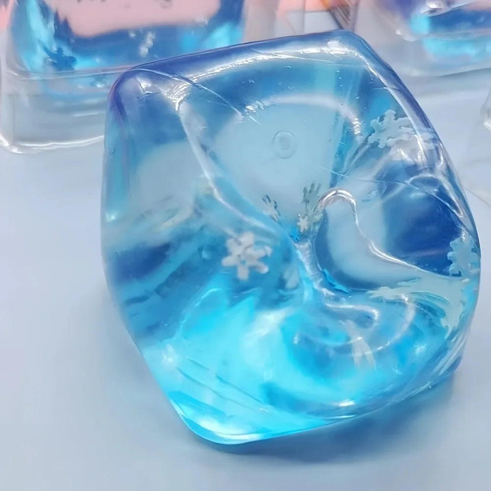 Squishy Ice Cube Stress Ball for Anxiety Relief