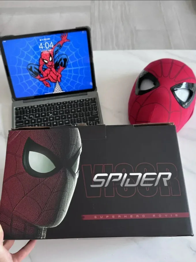 Spiderman Moving Eyes Mask – Remote Control Cosplay Toy