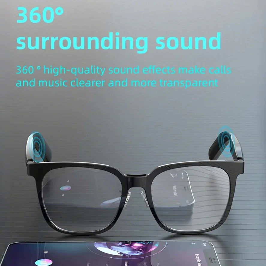 Smart Wireless Glasses with Magnetic Lens