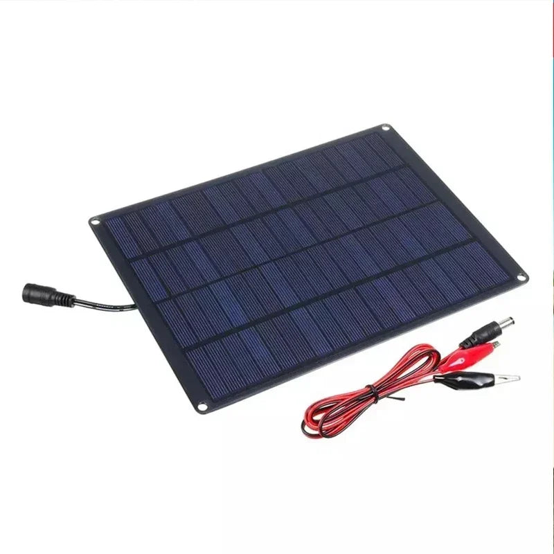 30W Solar Panel Kit with 20A/30A/60A Charge Controller & Clips
