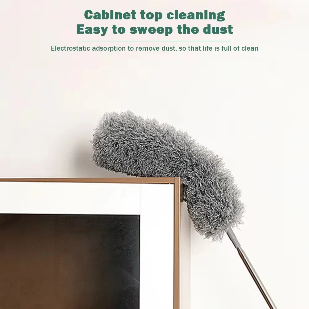Extendable Microfiber Duster – Telescopic & Bendable Cleaning Brush