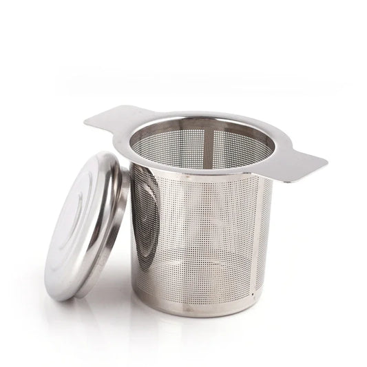 Stainless Steel Tea Infuser with Leak-Proof Lid