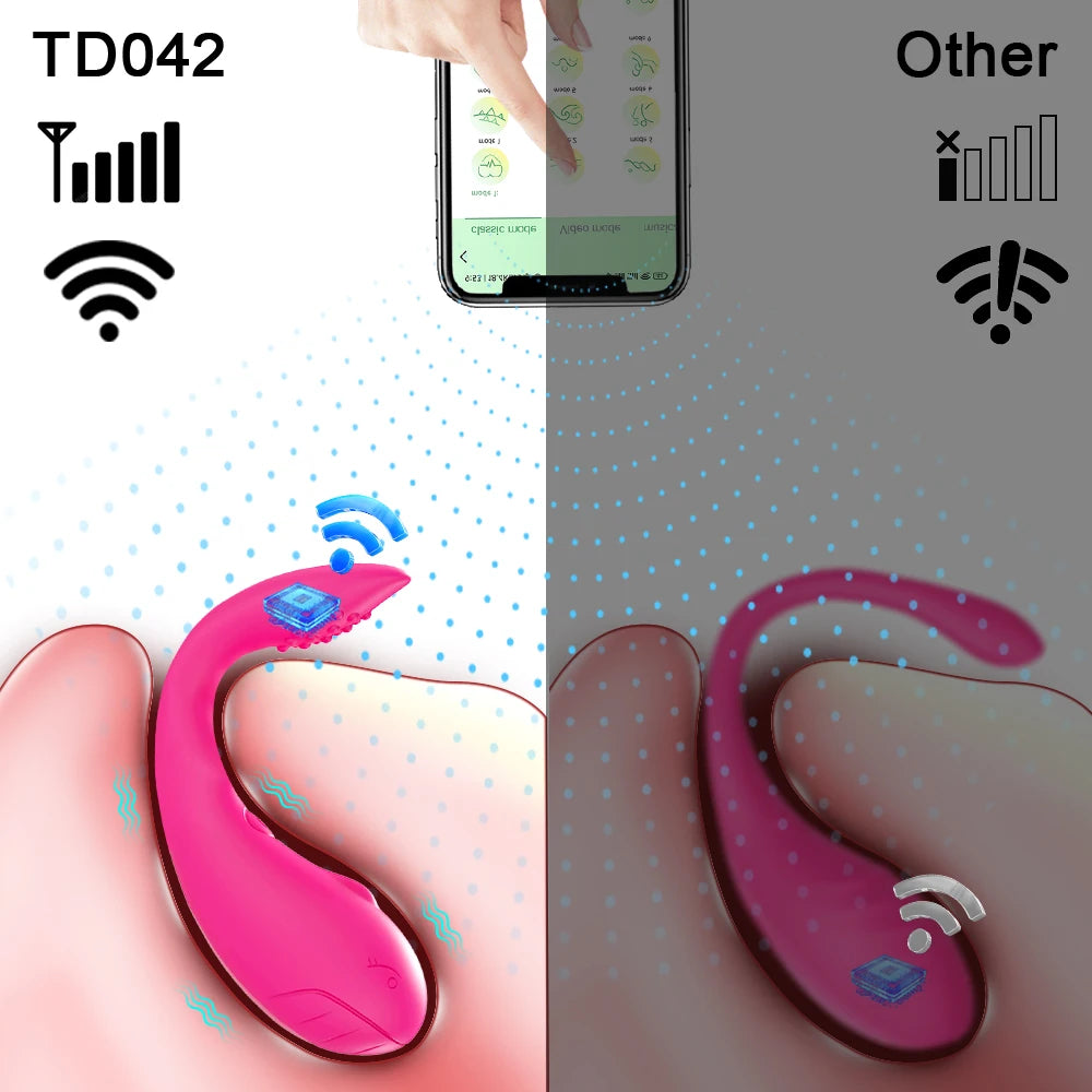 Bluetooth App-Controlled Vibrating Love Egg
