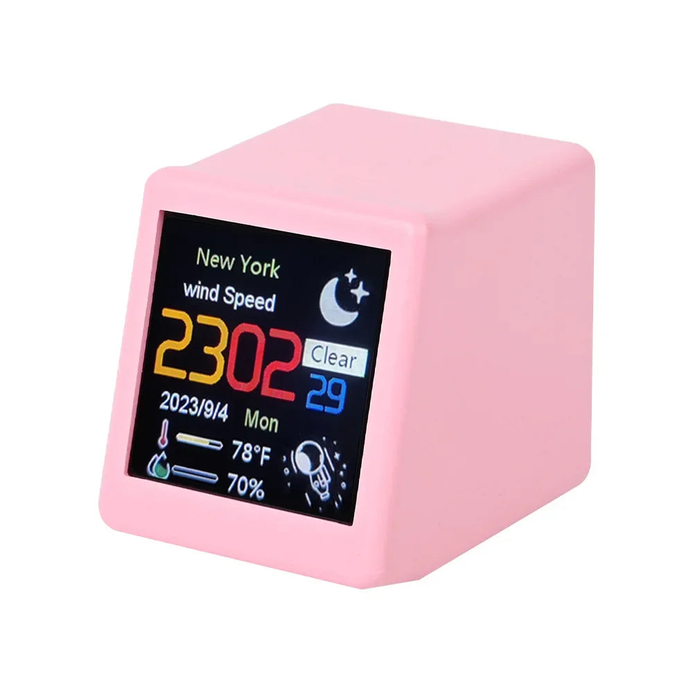 Smart WiFi Weather Clock with Bitcoin Monitor