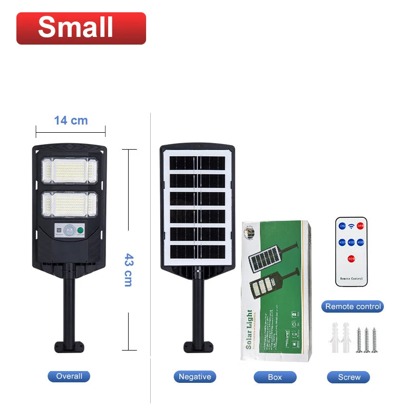 Outdoor Solar LED Garden Light with Motion Sensor