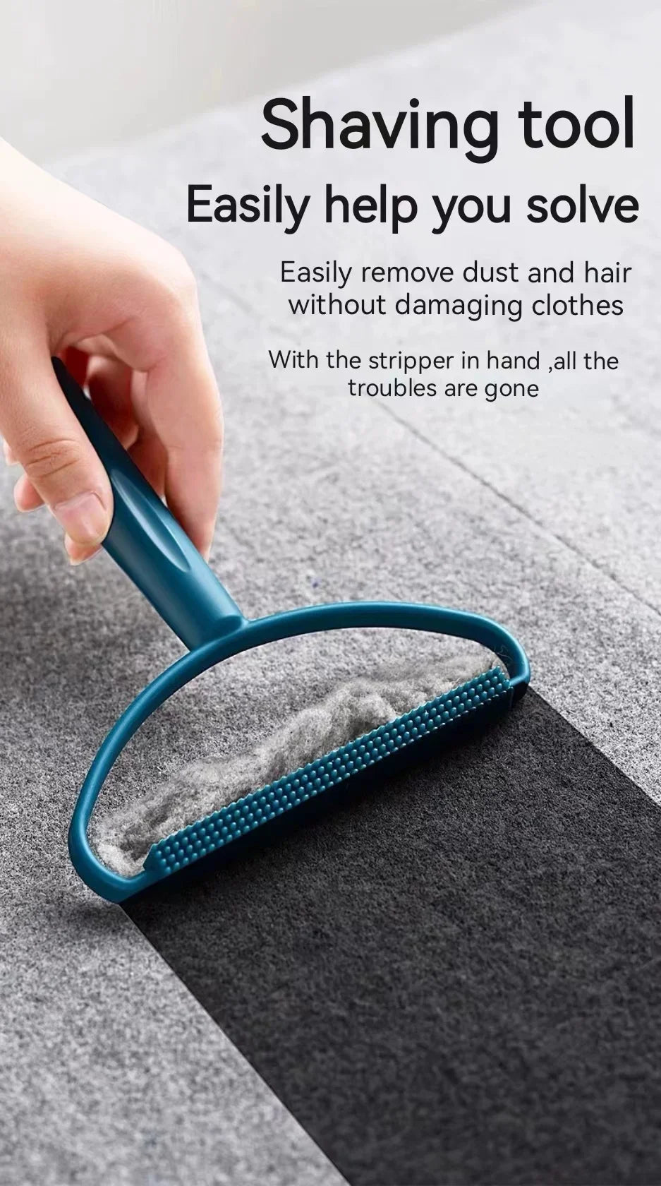 Portable Lint Remover for Coats & Carpets