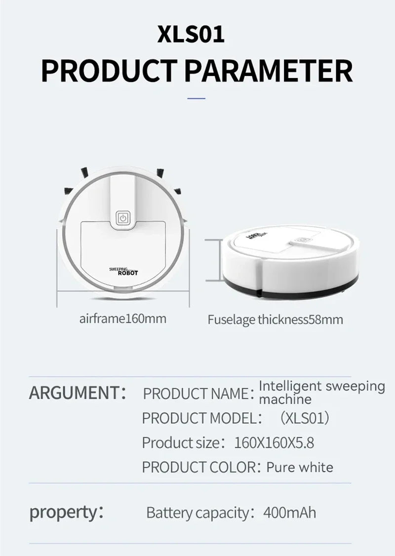Smart 3-in-1 Sweeping Robot Cleaner