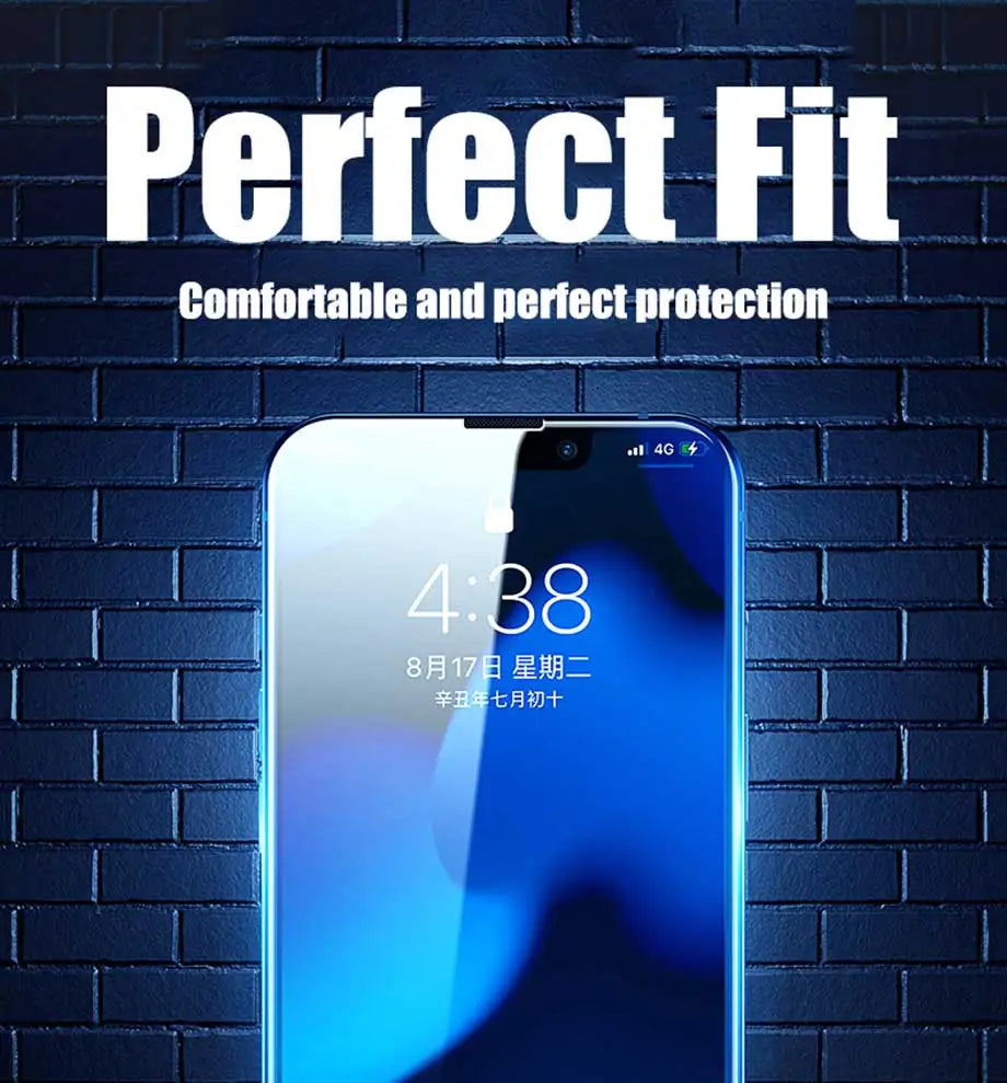4-Pack iPhone Tempered Glass Protectors