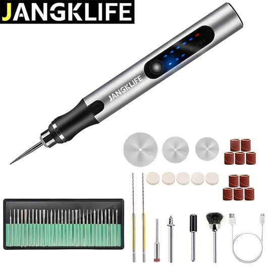 DIY USB Cordless Rotary Tool Kit Engraving