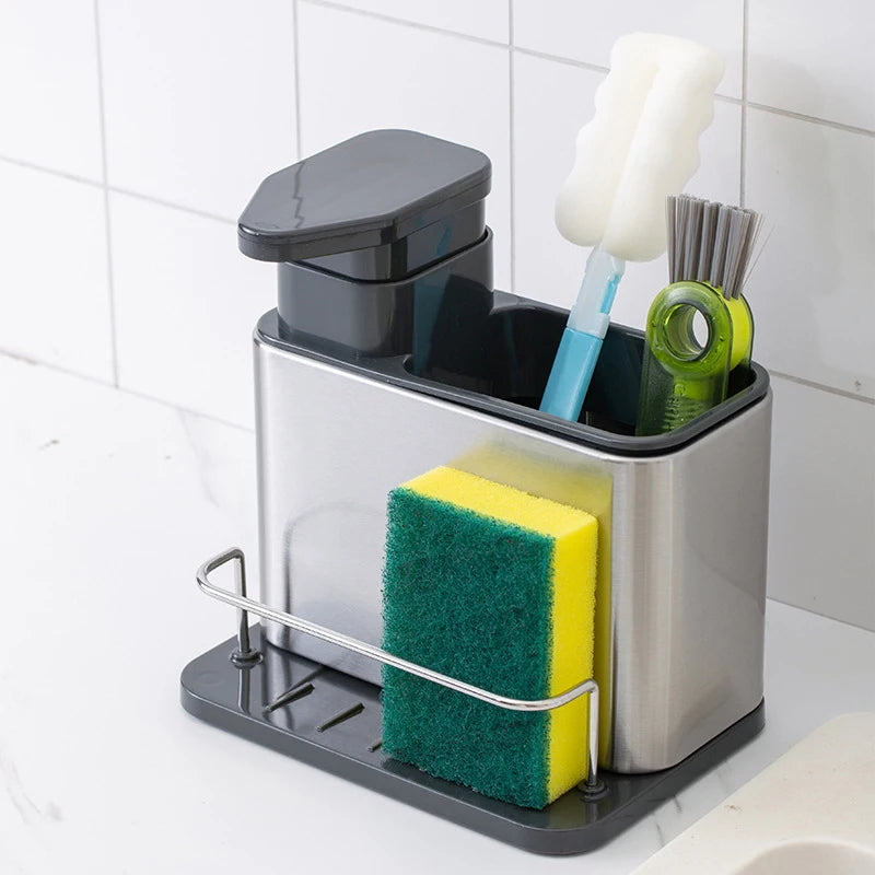 Stainless Steel Faucet Storage Rack – Practical Kitchen Organizer