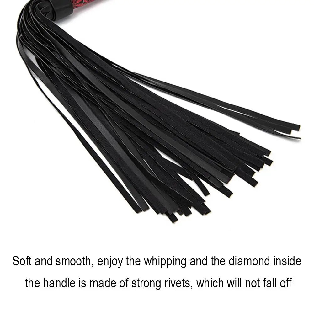 PU Leather Horse Riding Crop with Tassels