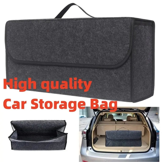 Large Car Trunk Organizer with Anti-Slip Base