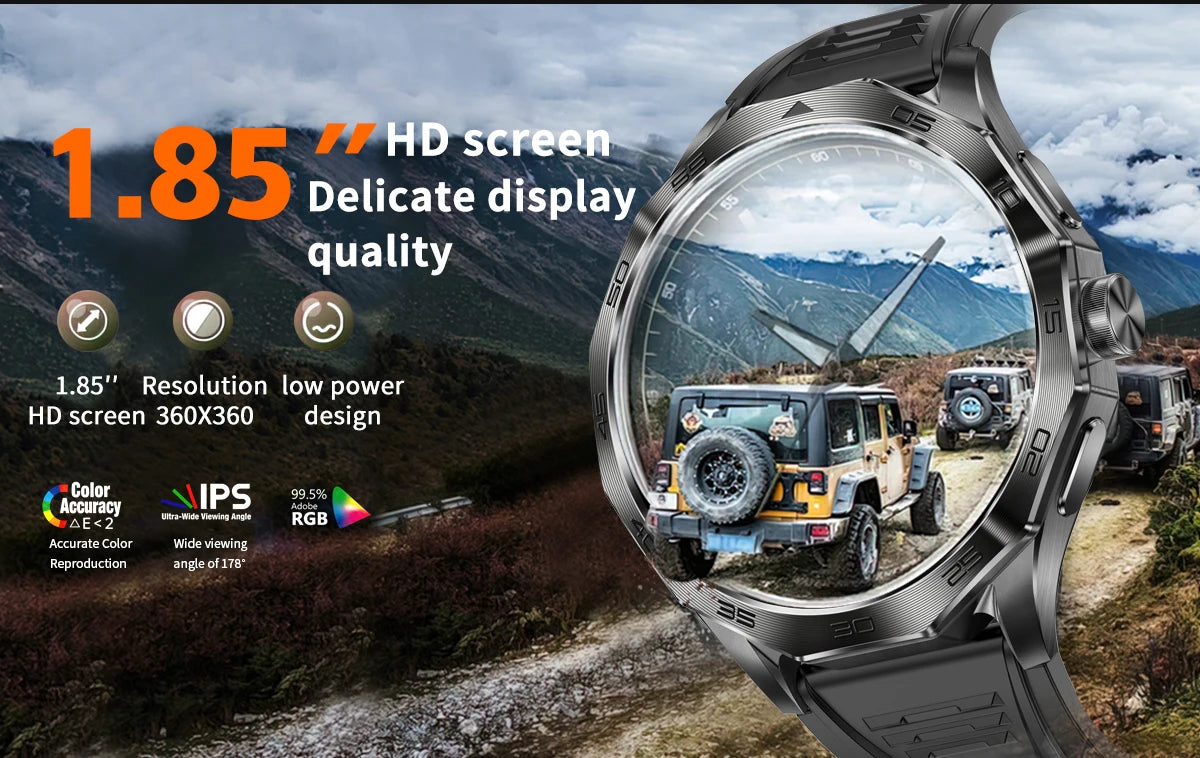 HD Smart Watch with Wireless Calls & Health Tracking