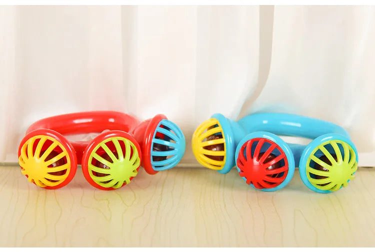 1-4PCS Baby Hand Rattle Ball Sensory Toys