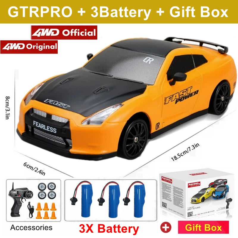 2.4G Drift RC Car – 4WD Remote Control Racing Toy