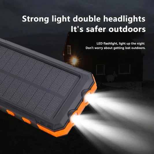 200000mAh Solar Power Bank Fast Charging