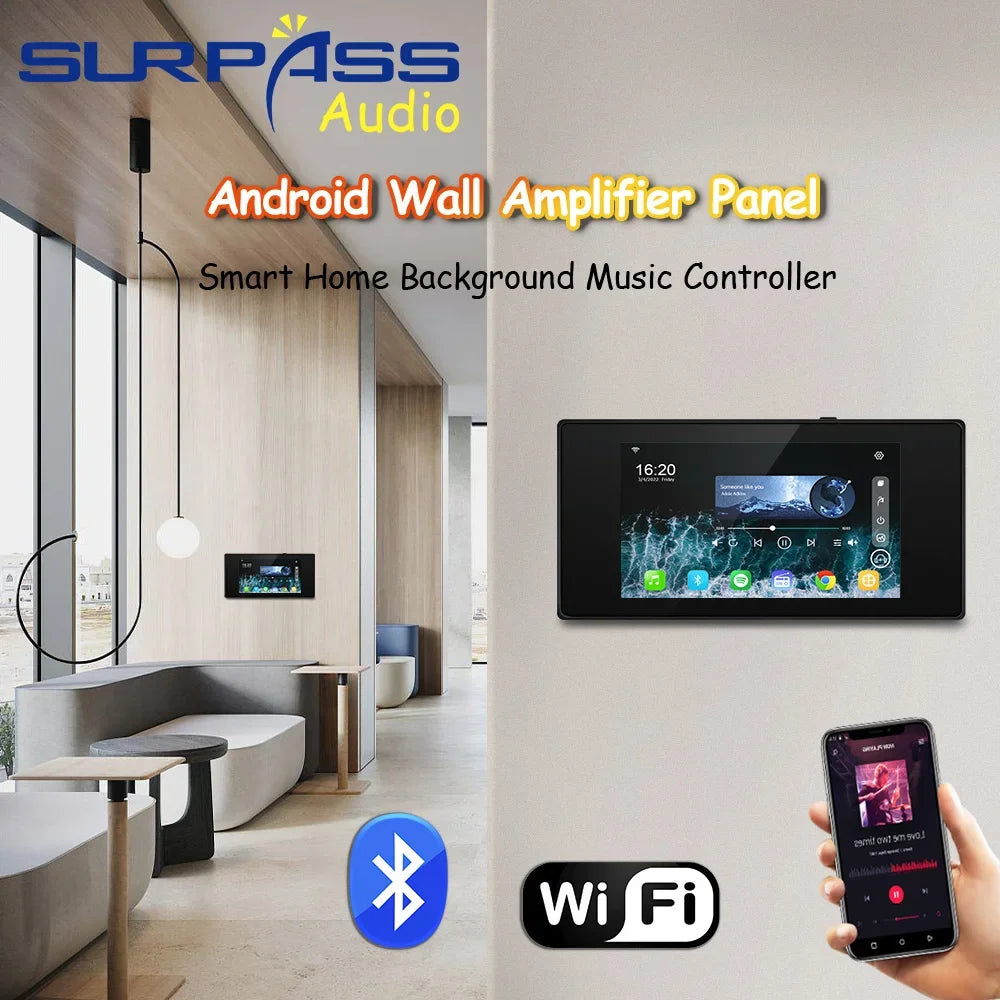 Smart WiFi Amplifier with Touchscreen – Android 8.1