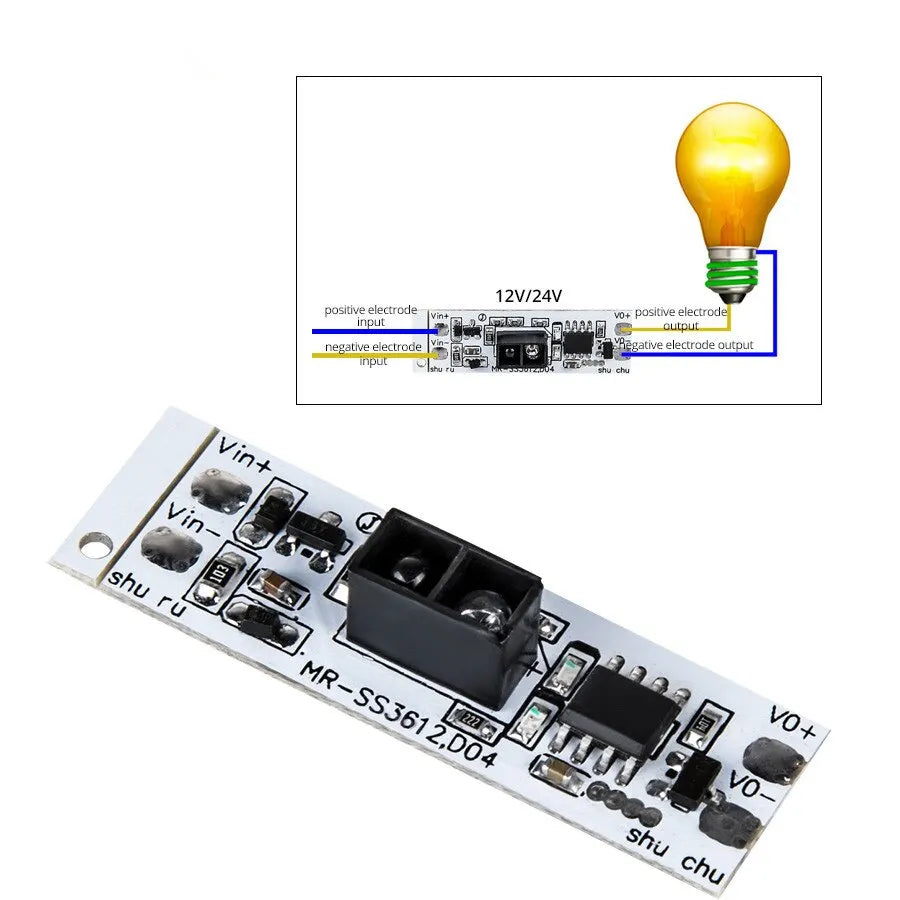 Smart Motion Sensor Switch Module DC 12V-24V