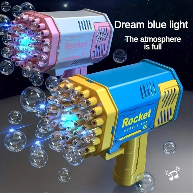 40-Hole Electric Bubble Gun – Rocket Launcher Toy