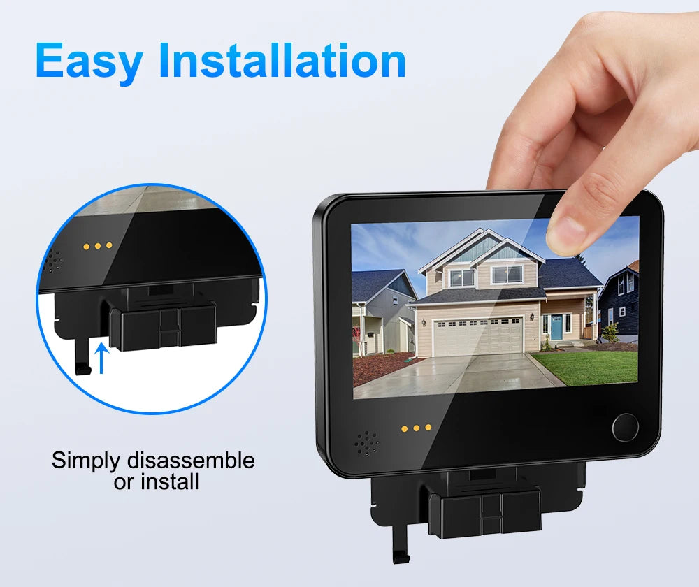 Awapow 4.3" Tuya Smart WiFi Peephole Doorbell