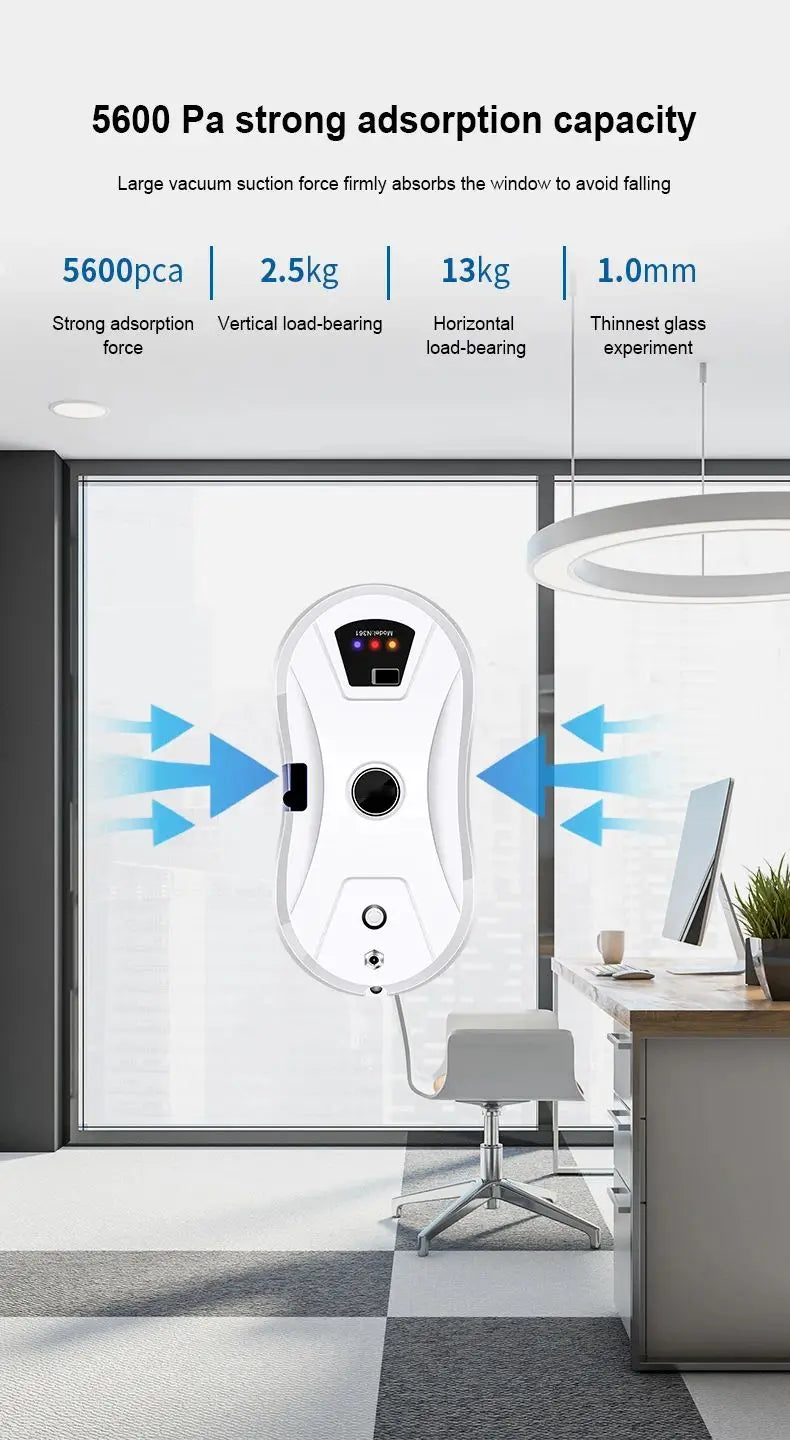 Smart Window Cleaning Robot with Auto Spray