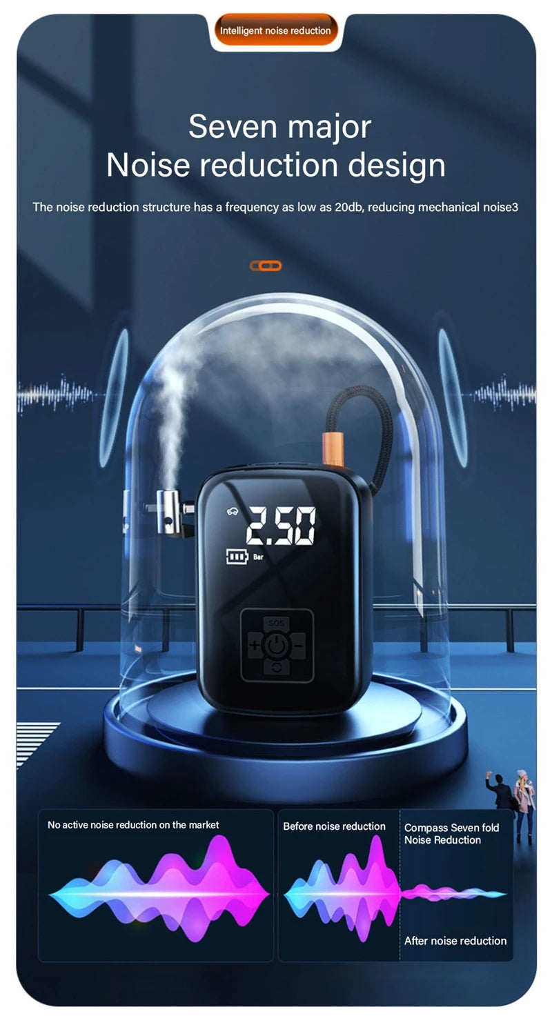Wireless Car Air Compressor Air Pump