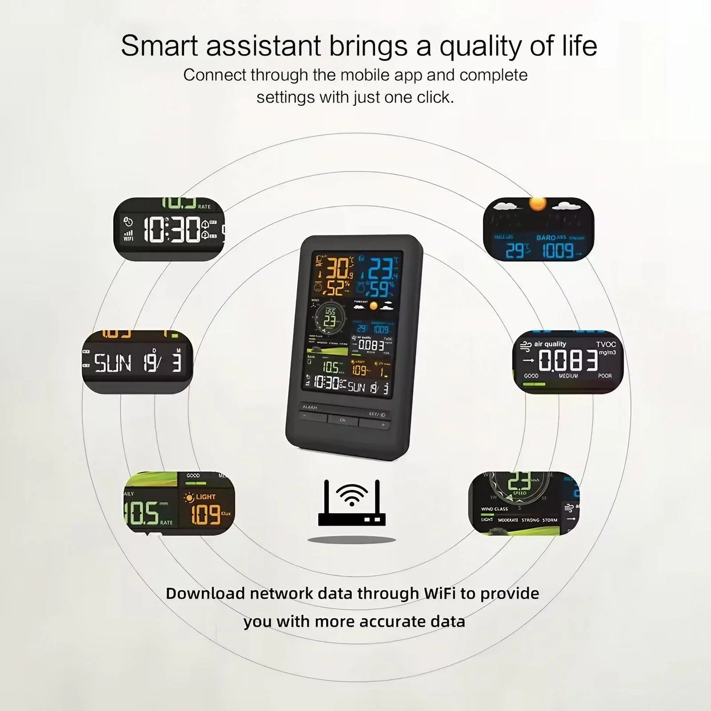 WiFi Smart Weather Station with Alarm Clock