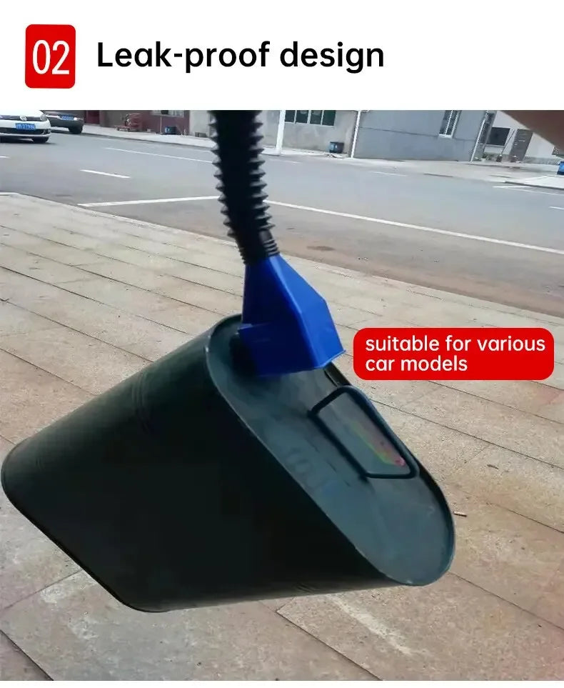 Plastic Oil Funnel with Filter for Cars & Motorcycles